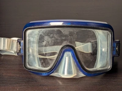 Oceanic Snorkel Mask Equipment In Blue Swim Goggles Mask Diving Mask - Image 1 of 4