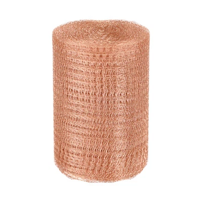 1-Pack Copper Mesh 5 Inch x 32.8ft, Copper Wool Rustproof Mesh Roll - Image 1 of 4