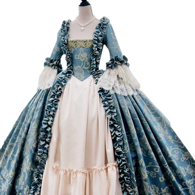 Luxurious Court Rococo Dress Marie Antoinette Ball Gown Adult Victorian Party - Image 1 of 4