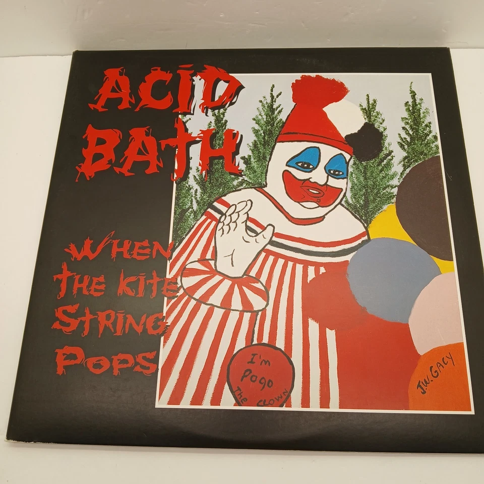 ACID BATH - WHEN THE KITE STRING POPS 2004 Limited Edition White Vinyl LP Rotten Foto 1 de 4