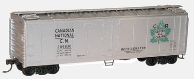 Kit refrigerador de acero Accurail 8315 HO Canadian National (CN) 40' Foto 1 de 2