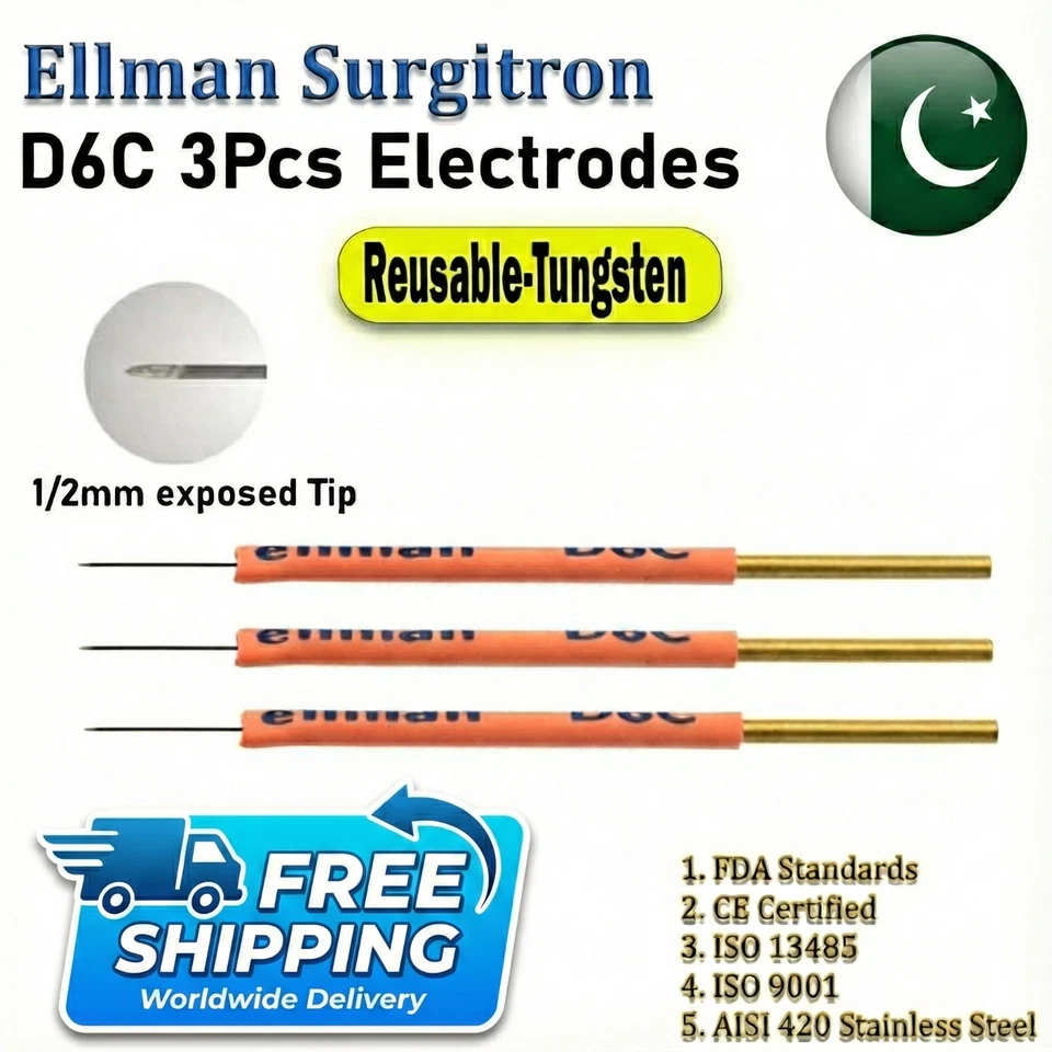 Ellman Surgitron Electrode TA8B - Vari-Tip Microdissection Needle ( 2pcs)
