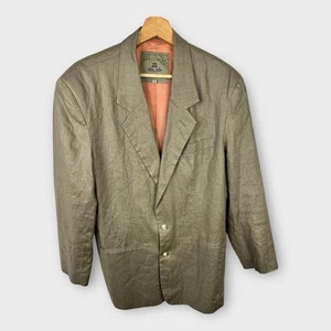 Giacca sportiva blazer lino struttura uomo taglia small lino 2 bottoni - Foto 1 di 6