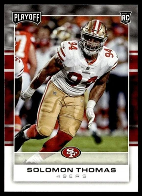 2017 Panini Playoff Solomon Thomas Rookie San Francisco 49ers #243 - Image 1 of 2