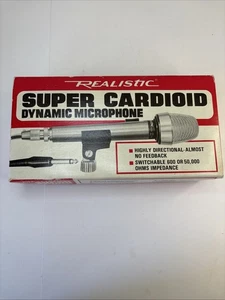 Micrófono dinámico súper cardiodo realista 33-992 de colección. Usado. - Imagen 1 de 11