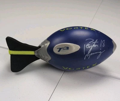 Vintage Nerf Vortex T3 90s Hasbro Spring Button Tail Football Peyton Manning - Image 1 of 4