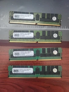 Nemix Ram 256gb 4x64gb Pc4-21300 DDR4 2666mhz Ecc LRdimm - Picture 1 of 2