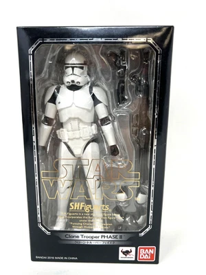 Bandai S.H. Figuarts Star Wars Phase II Clone Trooper New - Image 1 of 4