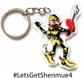 clockwork knight pepperouchau figure keyring keychain saturn