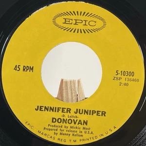 DONOVAN 45 RPM JENNIFER JUNIPER / POOR COW—EX - Picture 1 of 6
