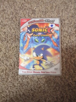 Sonic X: Pure Chaos / A Chaotic Day (DVD) BRAND NEW! SLIM CASE! FAST SHIP! - Image 1 of 3
