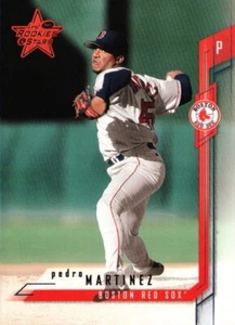2001 Donruss Leaf Rookies & Stars #45 - Pedro Martinez - Boston Red Sox 01-046 - Picture 1 of 2