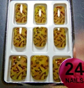 Pretty Secrets Uñas Brillante Cerca de Camuflaje Camaflauge Pegamento en Corto - Imagen 1 de 3