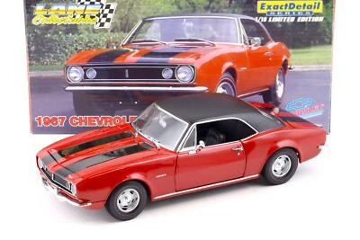 1:18 Exact Detail Chevrolet Camaro Z-28 Coupe 1967 red/ black vinyl roof - Bild 1 von 4