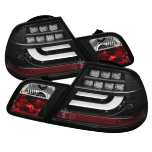 SPYDER For BMW E46 00-03 2Dr Coupe Light Bar LED Tail Lights Blk - Picture 1 of 14