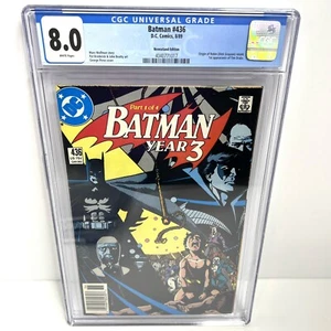 Batman #436 CGC 8.0 Newsstand 1st Appearance of Tim Drake / Origin of Robin DC - Picture 1 of 4