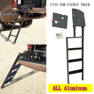 Full Aluminum Back Steps fits for Mitsubishi Triton Rear Trunk Ladder Stairs - Zdjęcie 1 z 22