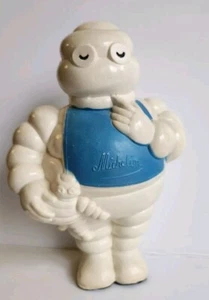 MICHELIN MAN BABY BIBENDUM vintage SQUEEZE SQUEAKY TOY ADVERTISING DOLL FIGURE - Picture 1 of 6
