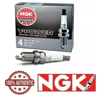 Bujías NGK "V-POWER" (Juego de 4) 1992-2001 para Honda Prelude 2,2 L 2,3 L Foto 1 de 2