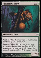 Magic the Gathering MTG Rendclaw Trow (127) Eventide   LP