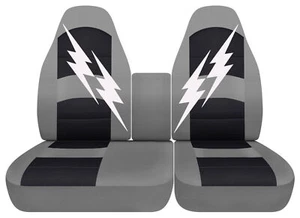 Fundas de diseño 40-60 espalda alta y consola se ajustan a 93-04 F150 Lightning / elige color - Imagen 1 de 11