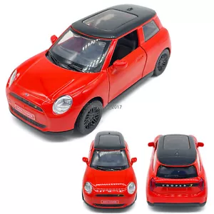 Modellino Auto 1:34 BMW Mini Cooper Pressofuso Giocattolo per Bambini Porte Apri Rosso - Foto 1 di 11