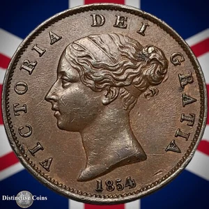 Great Britain 1854 Half Penny 1/2d GB5306 - Picture 1 of 2
