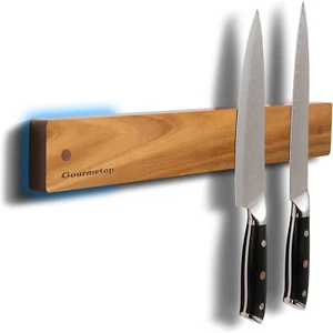 Magnetic Knife Holder for Wall, Knife Magnetic Strip No Drilling 16.5″, Kitchen - Picture 1 of 12