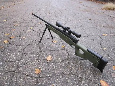 WELLFIRE AGP WELL Green Color L96 AWP Airsoft Sniper Rifle W/ Scope +Bi-pod MB01G AGP