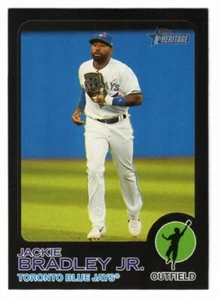 Jackie Bradley Jr 2022 Topps Heritage #517 Black Border SP /50 Boston Red Sox - Picture 1 of 2