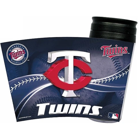 MLB Minnesota Twins 16 oz Insulated Travel Tumbler Cover
