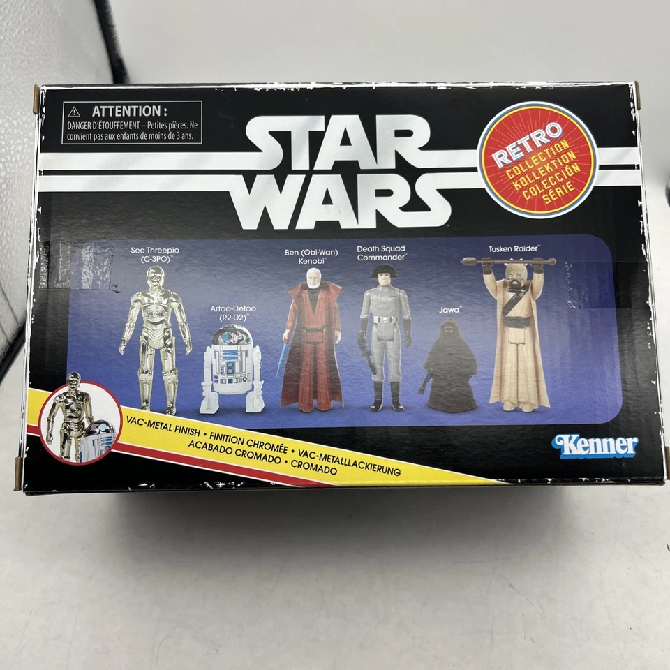 NEW Star Wars Retro Collection Kenner A New Hope Collectible 6 Pack Figures - Image 1 of 4
