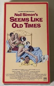 Neil Simon’s Seems Like Old Times VHS 1985 Chevy Chase First Edition - Bild 1 von 4