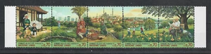 pd079 UNO-Genf MiNr 292-96 ** Fünferstreifen zur Nominale ! - Imagen 1 de 1