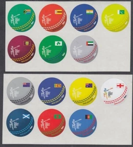 NUEVA ZELANDA 2015 ICC COPA MUNDIAL DE CRICKET CONJUNTO COMO NUEVO (x14) respaldo liso (ID:NZS2650) - Imagen 1 de 1
