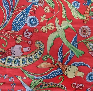 Indian Cotton Running Sewing Craft Floral Print Fabric Dressmaking 5 Yard - Picture 1 of 5