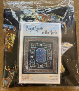 Bright Spirits Of The North Quilt Kit By Lisa Moore Large Lap Size 70 x 78” NEW - Picture 1 of 8