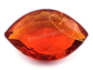 59.85 CT MARQUISE NATURAL ORANGE CITRINE TRANSPARENT CERTIFIED LOOSE GEMS 5FRO - Picture 1 of 8