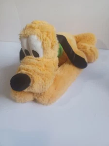 Disney Parks Pluto Laying Down 14” Plush Stuffed Animal Mickey Mouse Dog - Picture 1 of 7