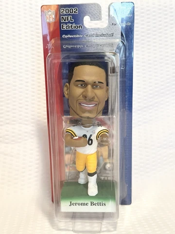 Jerome Bettis Pittsburgh Steelers 2002 Play Makers NFL Edition Bobblehead Cover