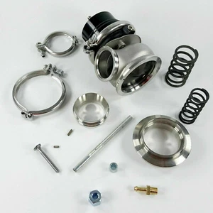 Portarifiuti Turbo Esterno Universale 60mm Molla Nera 24PSI Regolabile - Foto 1 di 4