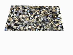 60" x 36" Mix Agate Center table Top semi precious stones Work Handmade - Picture 1 of 5
