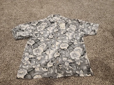 Monterey Club Seda Absorbe Humedad Hawaiano Abotonado Para Hombre XL NUEVO CON ETIQUETAS Foto 1 de 3