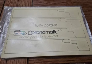 Smith Corona Coronamatic Electric Type Writer Manual - Picture 1 of 1