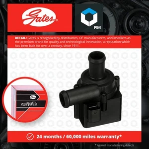 Electric Water Pump fits AUDI A8 D4 2.0 3.0 4.2D 09 to 15 Gates 059121012A New - Picture 1 of 5