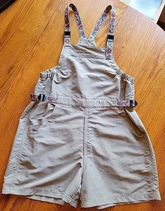 Shortalls Overalls Bib Shorts Early Winters Portland OR Hiking Outdoor Large SEE - Picture 1 of 17