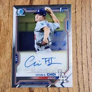 2021 Bowman - Chrome Prospects Autographs Hyun-il Choi #CPA-HC (AU, RC) - Picture 1 of 2