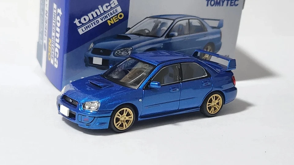1:64 Tomica Limited Vintage Neo Tomytec LV-N336a Subaru Impreza WRX STi Diecast Foto 1 de 3