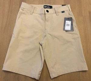 NWT Hurley H2O-DRI Boys Size 12 Shorts ~ 17.5 Length ~ Rattan - Picture 1 of 3