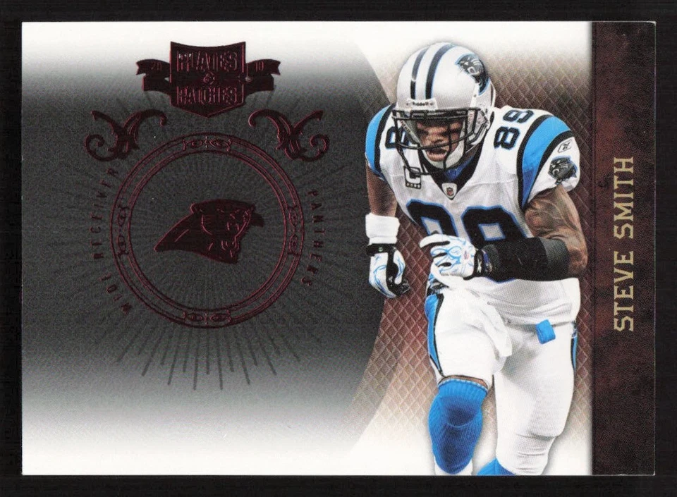 2010 Panini Plates & Patches Steve Smith #/499 #15 Card - Image 1 of 2